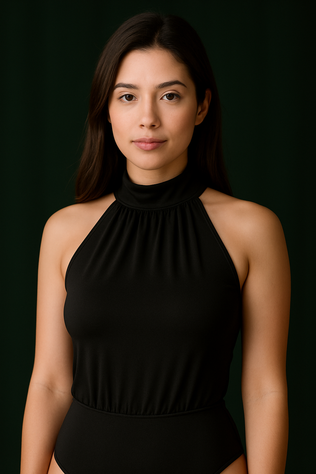 Body Feminino Gola Halter Drapeado - Marise